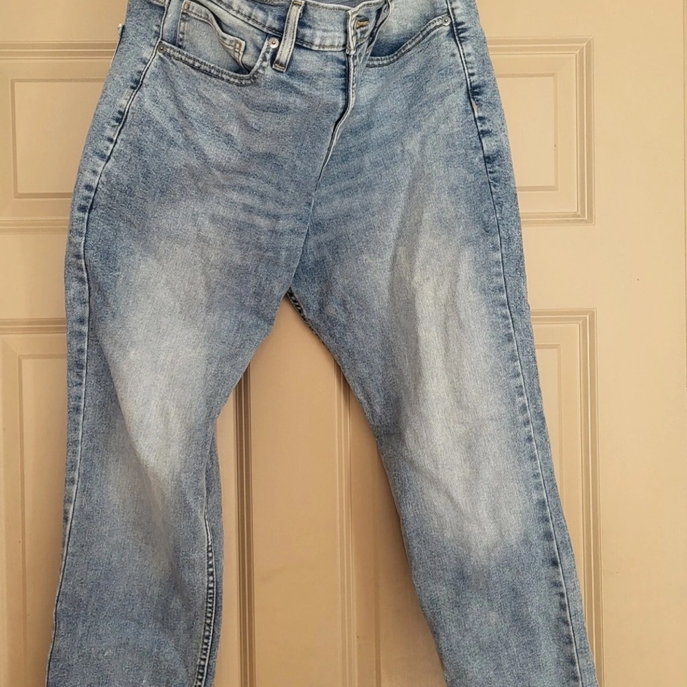 ~Denizen by Levi men's pre-owned 216 slim light wash W34 L32 Grey6